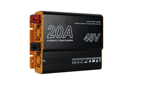 48 volt 20 amper ac-dc şarj cihazı lifepo4